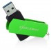 USB флеш накопичувач eXceleram 32GB P2 Series Green/Black USB 3.1 Gen 1 (EXP2U3GRB32)