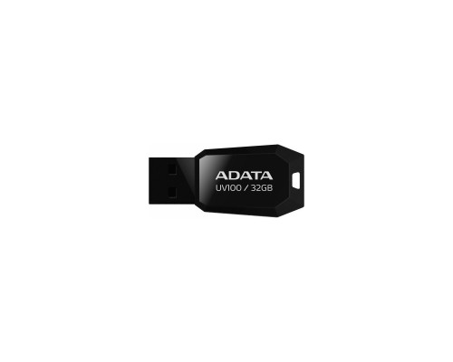 USB флеш накопичувач ADATA 32GB DashDrive UV100 Black USB 2.0 (AUV100-32G-RBK)