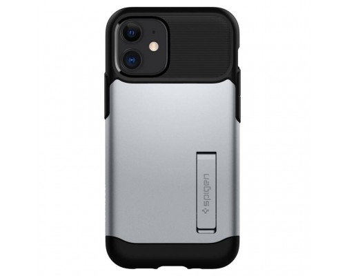 Чохол до мобільного телефона Spigen iPhone 12 mini Slim Armor, Satin Silve (ACS01548)