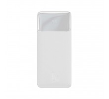 Батарея універсальна Baseus Bipow 20000mAh, 15W, USB-C/3A, 2*USB-A/3A(max.), white (PPDML-J02)