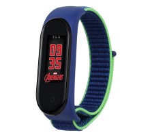 Ремінець до фітнес браслета BeCover Nylon Style для Xiaomi Mi Smart Band 5/6 Blue-Green (705418)