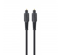 Кабель мультимедийный Optical Toslink M-M 1m black Cablexpert (CC-OPT-1M)