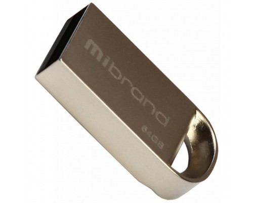 USB флеш накопичувач Mibrand 64GB lynx Silver USB 2.0 (MI2.0/LY64M2S)