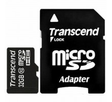 Карта пам'яті Transcend 32Gb microSDHC class 10 (TS32GUSDHC10)