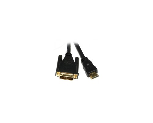 Кабель мультимедійний HDMI to DVI 18+1pin M, 5.0m Viewcon (VD 066-5m.)
