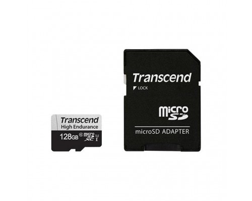 Карта памяти Transcend 128GB microSDXC class 10 UHS-I U1 High Endurance (TS128GUSD350V)