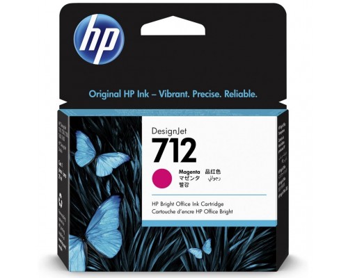 Картридж HP DJ No.712 DesignJet Т230/Т630 Magenta 29ml (3ED68A)