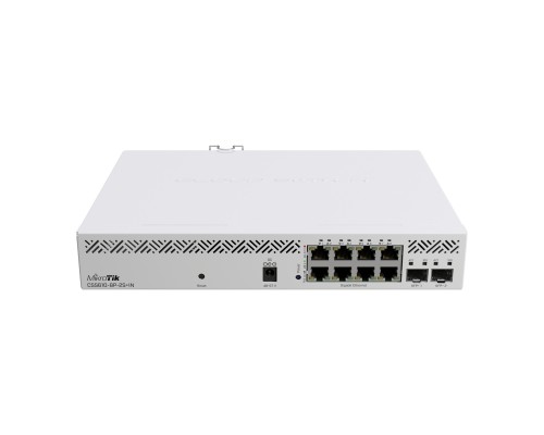 Комутатор мережевий Mikrotik CSS610-8P-2S+IN