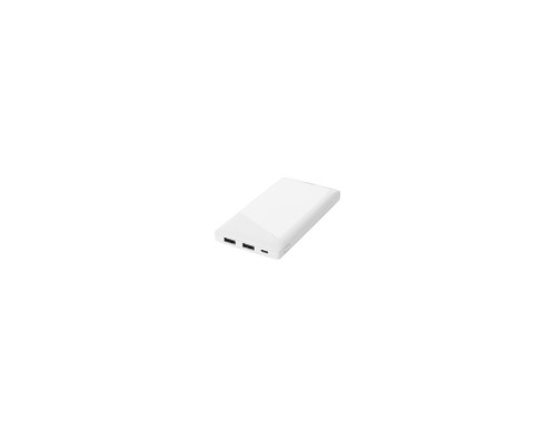 Батарея універсальна Deltaco 10000mAh, Input:Micro-USB, Output:USB-A*2(5V/2.1A), +cable, white (PB-A1001)