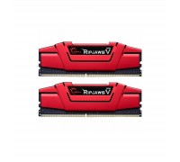 Модуль пам'яті для комп'ютера DDR4 8GB (2x4GB) 2400 MHz RIPJAWS V RED G.Skill (F4-2400C17D-8GVR)