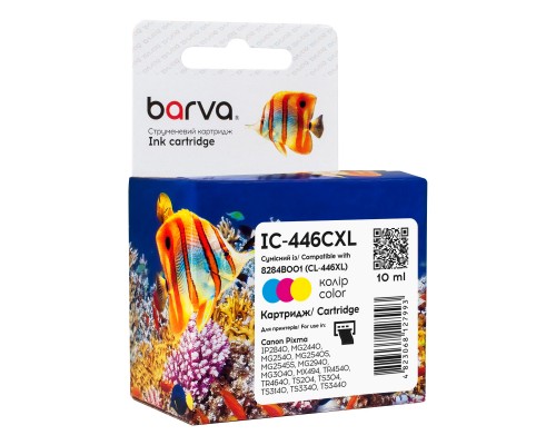 Картридж Barva Canon CL-446 XL color/8284B001, 10 мл (IC-446CXL)