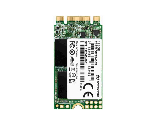 Накопичувач SSD M.2 2242 128GB Transcend (TS128GMTS430S)