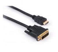Кабель мультимедійний HDMI to DVI 24+1 5.0m Vinga (VCPHDMIDVI5)