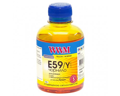 Чорнило WWM EPSON StPro 7700/9700/R2400 200г Yellow (E59/Y)