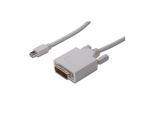 Кабель мультимедійний miniDisplayPort to DVI 24+1 3.0m DIGITUS (AK-340305-030-W)