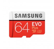 Карта пам'яті Samsung 64GB microSDXC class 10 UHS-I U1 Evo Plus V2 (MB-MC64HA/RU)