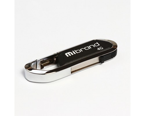 USB флеш накопитель Mibrand 4GB Aligator Black USB 2.0 (MI2.0/AL4U7B)