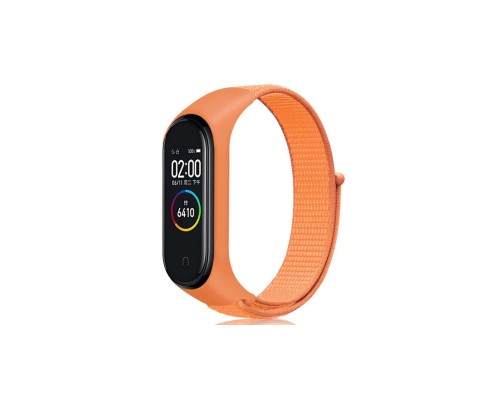 Ремінець до фітнес браслета BeCover Nylon Style для Xiaomi Mi Smart Band 7 Orange (707665)