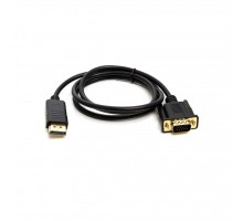 Кабель мультимедійний DisplayPort (M) ещ VGA (M) 1.0m PowerPlant (CA911882)
