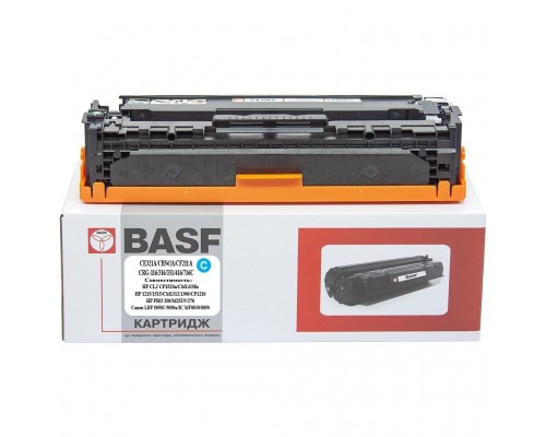 Картридж BASF HP CLJ CP1525n/CE321A/CB541A/CF211A Cyan (BASF-KT-CE321A-U)