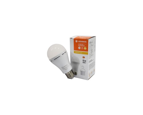 Лампочка LEDVANCE акумуляторна A60 8W 806Lm 2700К E27 (4099854102417)