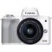 Цифровий фотоапарат Canon EOS M50 Mk2 + 15-45 IS STM Kit White (4729C028)