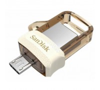 USB флеш накопичувач SANDISK 64GB Ultra Dual Drive m3.0 White-Gold USB 3.0/OTG (SDDD3-064G-G46GW)