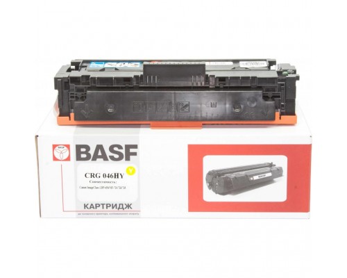 Картридж BASF Canon 046H, LBP-650/MF-730 1251C002 Yellow (KT-CRG046YH)