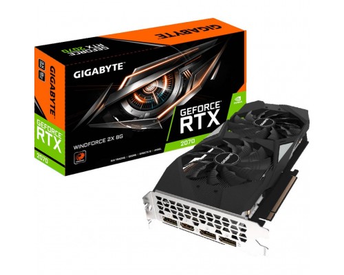 Відеокарта GIGABYTE GeForce RTX2070 8192Mb WINDFORCE (GV-N2070WF2-8GD)