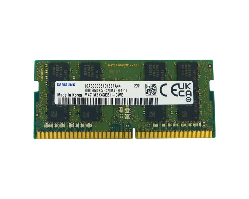 Модуль пам'яті для ноутбука SoDIMM DDR4 16GB 3200 MHz Samsung (M471A2K43EB1-CWE)