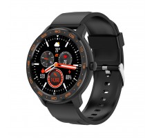 Смарт-часы 2E Alpha X 46 mm Black-Orange (2E-CWW30BKOR)