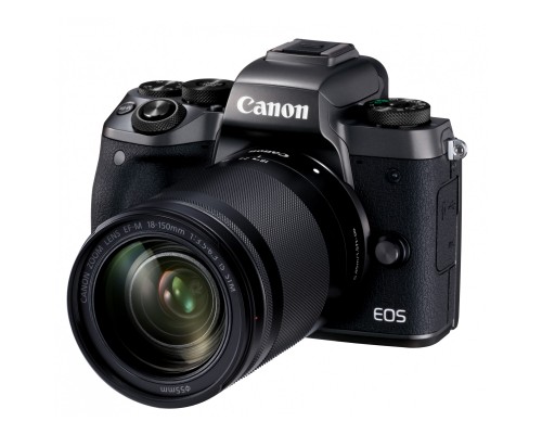 Цифровий фотоапарат Canon EOS M5 + 18-150 IS STM Kit Black (1279C049)