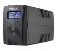 Источник бесперебойного питания Vinga LCD 1200VA plastic case with USB+RJ11 (VPC-1200PU)