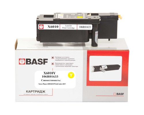 Тонер-картридж BASF Xerox Ph 6000/6010N Yellow 106R01633 (KT-X6010Y)