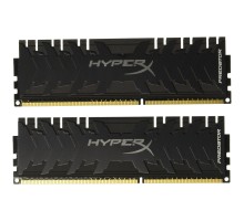 Модуль пам'яті для комп'ютера DDR4 64GB (2x32GB) 3200 MHz HyperX Predator Black Kingston Fury (ex.HyperX) (HX432C16PB3K2/64)