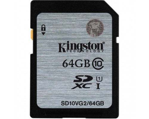 Карта пам'яті Kingston 64GB SDXC Class10 UHS-I (SD10VG2/64GB)