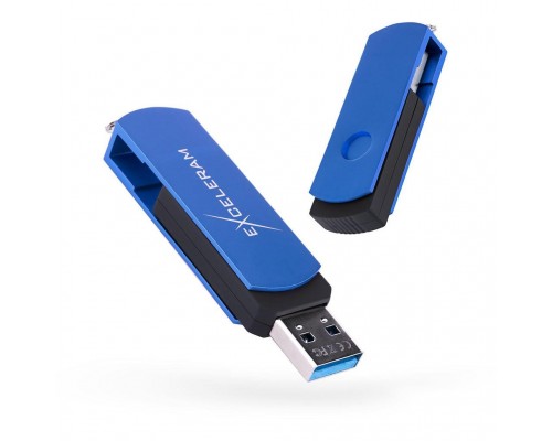 USB флеш накопичувач eXceleram 128GB P2 Series Blue/Black USB 3.1 Gen 1 (EXP2U3BLB128)