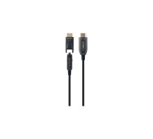 Кабель мультимедійний HDMI to HDMI 30.0m AOC V.2.0, 4K 60Hz Gold Cablexpert (CCBP-HDMID-AOC-30M)