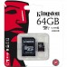 Карта пам'яті Kingston 64GB microSDXC Class 10 UHS-I (SDC10G2/64GB)