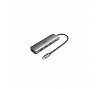 Концентратор Ugreen USB3.0 Type-C to USB 3.0x3/HDMI/jack 3.5mm/PD CM136 (80132)