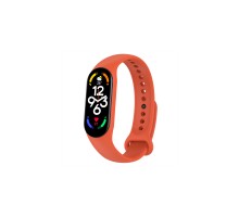 Ремінець до фітнес браслета BeCover Silicone для Xiaomi Mi Smart Band 7 Orange (707482)