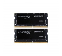 Модуль пам'яті для ноутбука SoDIMM DDR4 32GB (2x16GB) 2400 MHz HyperX Impact Kingston Fury (ex.HyperX) (HX424S14IBK2/32)