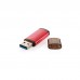 USB флеш накопичувач eXceleram 128GB A3 Series Red USB 3.1 Gen 1 (EXA3U3RE128)