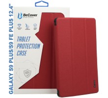 Чохол до планшета BeCover Smart Case Samsung Tab S9 Plus (SM-X810/SM-X816)/S9 FE Plus (SM-X610/SM-X616) 12.4" Red Wine (710372)