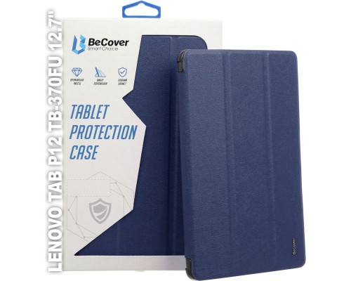 Чохол до планшета BeCover Smart Case Lenovo Tab P12 TB-370FU 12.7" Deep Blue (710057)