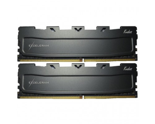 Модуль пам'яті для комп'ютера DDR4 16GB (2x8GB) 2666 MHz Black Kudos eXceleram (EKBLACK4162618AD)