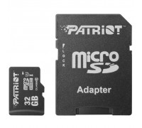 Карта памяти Patriot 32GB microSD class10 (PSF32GMCSDHC10)