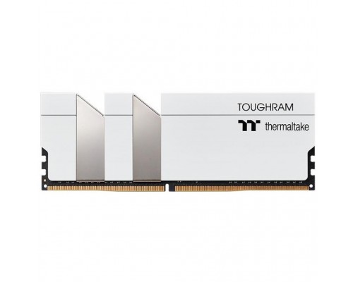 Модуль пам'яті для комп'ютера DDR4 16GB (2x8GB) 3600 MHz Toughram White ThermalTake (R020D408GX2-3600C18A)