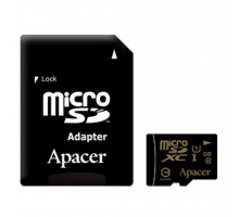 Карта памяти Apacer 64GB microSDXC UHS-I Class10 w/ 1 Adapter RP (AP64GMCSX10U1-R)