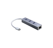 Концентратор USB Type-C to RJ45 LAN 10/100/1000Mbps Argus (IT-410-S)